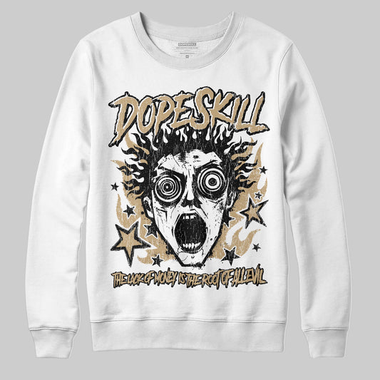 Jordan 11 City Pack “H-Town” DopeSkill Sweatshirt Root of Evil Graphic Streetwear - White