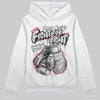 Grey Sneakers DopeSkill Hoodie Sweatshirt Fight For Right Graphic Streetwear - White 