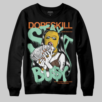 SB Dunk Low Rodeo Tourmaline DopeSkill Sweatshirt Stay It Busy Graphic Streetwear - black