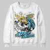 Jordan 11 Retro Gamma Blue (2025) DopeSkill Sweatshirt Drip Season Graphic Streetwear - White
