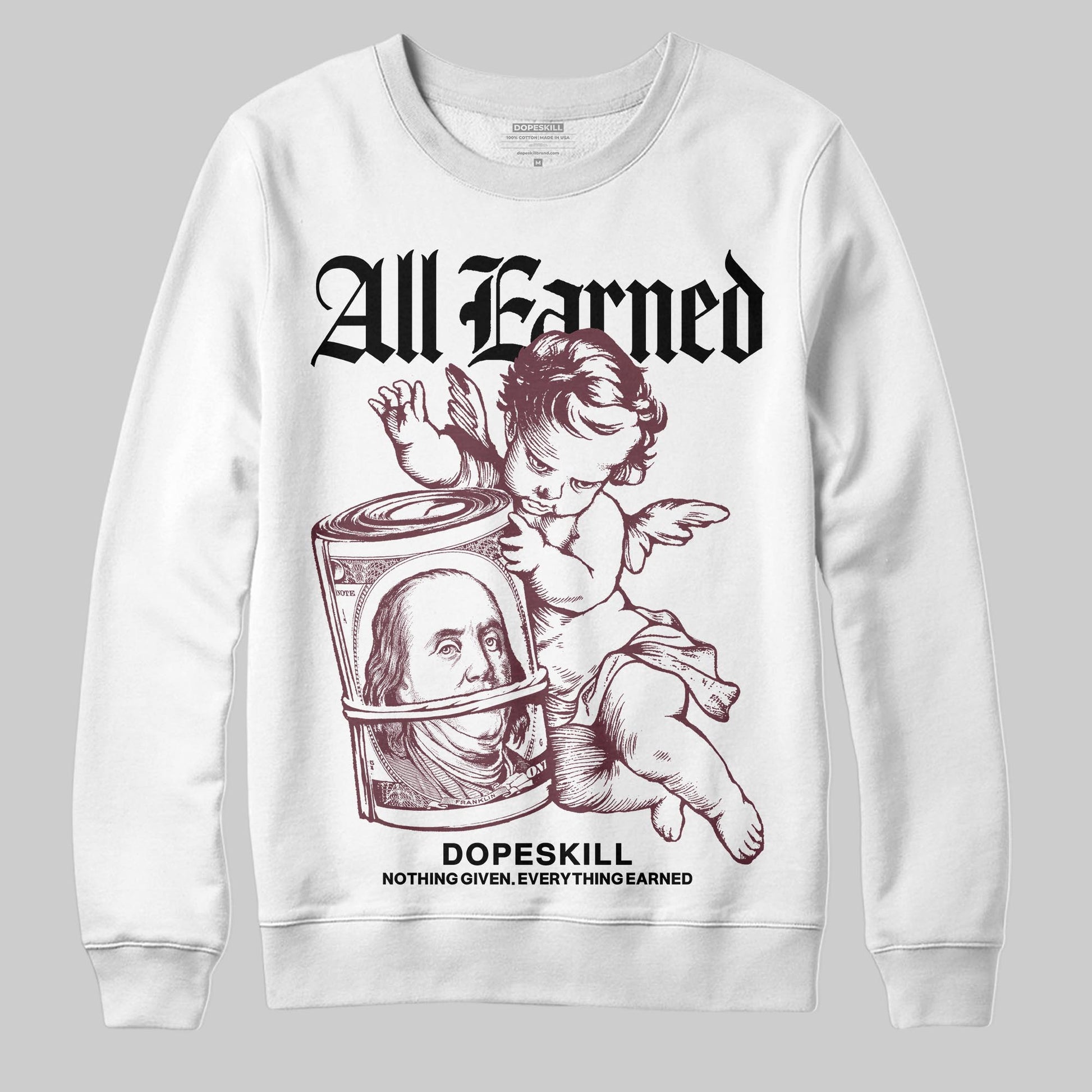 Asics Gel-Cumulus 16 "Port Royal" DopeSkill Sweatshirt All Earned Graphic Streetwear - White