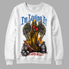 Dunk Blue Jay and University Gold DopeSkill Sweatshirt New I'm Loving It Graphic Streetwear - White