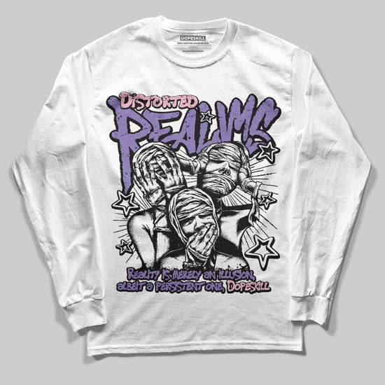 Jordan 11 "Mojave" DopeSkill Long Sleeve T-Shirt Distorted Realms Graphic Streetwear - White