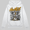 Jordan 12 Retro Black Taxi DopeSkill Hoodie Sweatshirt Heartless Graphic Streetwear - White