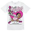 Pink Sneakers DopeSkill T-Shirt No Fake Love Graphic Streetwear - White