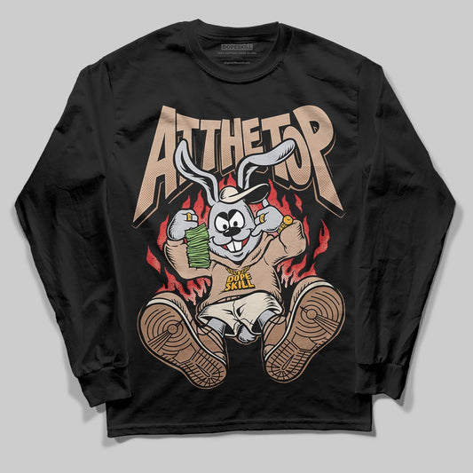 Jordan 4 Retro Cozy Girl DopeSkill Long Sleeve T-Shirt At The Top Graphic Streetwear - Black