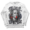 Jordan 14 Retro 'Stealth' DopeSkill Long Sleeve T-Shirt Money Don't Lie Graphic Streetwear - White