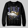 Jordan 4 Retro Lakers DopeSkill Sweatshirt Trust No One Graphic Streetwear - Black