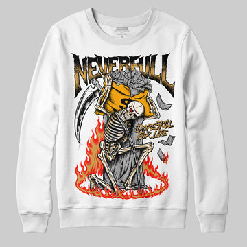 Jordan 11 "Gratitude" DopeSkill Sweatshirt NeverFull Graphic Streetwear - White