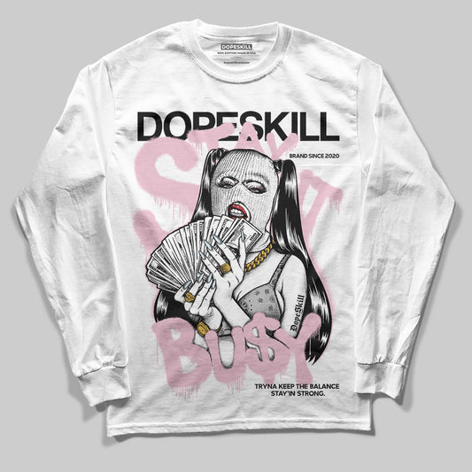 Jordan 5 OG “35th Anniversary” DopeSkill Long Sleeve T-Shirt Stay It Busy Graphic Streetwear - White