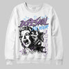 PURPLE Sneakers DopeSkill Sweatshirt Fix Your Energy Graphic Streetwear - White 