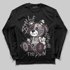 A Ma Maniére x Air Jordan 6 Retro “Smoky Mauve”⁠ DopeSkill Long Sleeve T-Shirt Smile Through The Pain Graphic Streetwear - Black