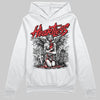 Jordan 4 Retro Red Cement DopeSkill Hoodie Sweatshirt Heartless Graphic Streetwear - White 