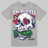 Jordan 12 Retro French Blue (2025) DopeSkill T-Shirt Rebirth Graphic Streetwear - Gravel