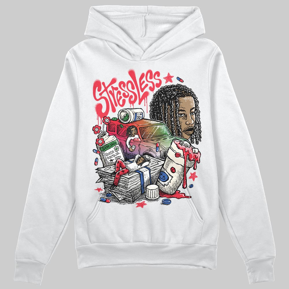 Jordan 11 Retro 285 Atlanta DopeSkill Hoodie Sweatshirt Stressless Graphic Streetwear - White