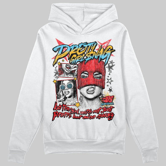 Red Sneakers DopeSkill Hoodie Sweatshirt Pretty Girl Swag Graphic Streetwear - WHite