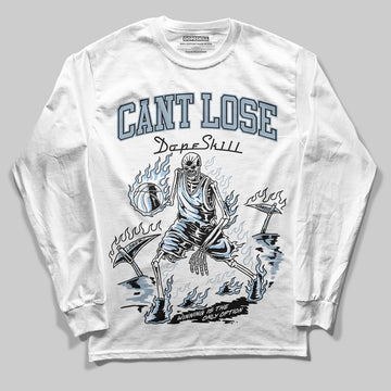 Jordan 40 “Blue Suede” DopeSkill Long Sleeve T-Shirt Cant Lose Graphic Streetwear - White 