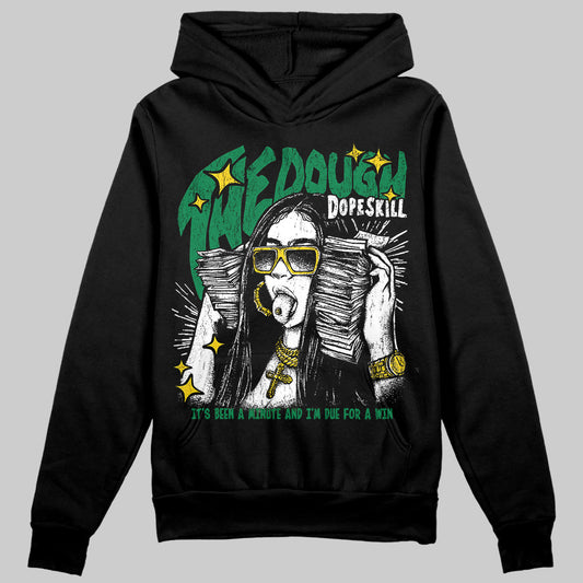 Green Sneakers DopeSkill Hoodie Sweatshirt The Dough Graphic Streetwear - Black