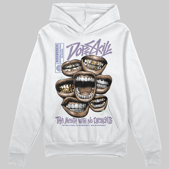 Jordan 1 Retro Low OG Zion Williamson Voodoo Alternate DopeSkill Hoodie Sweatshirt The Mouth With No Droughts Graphic Streetwear - White
