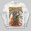 Yellow Sneakers DopeSkill Long Sleeve T-Shirt NeverFull Graphic Streetwear - White