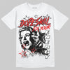 Black and White Sneakers DopeSkill T-Shirt Fix Your Energy Graphic Streetwear - White