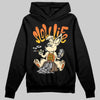 Orange, Black and White Sneakers DopeSkill Hoodie Sweatshirt Slow Life Graphic Streetwear - Black