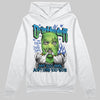 Royal Blue Sneakers DopeSkill Hoodie Sweatshirt Drip Harder Graphic Streetwear - White