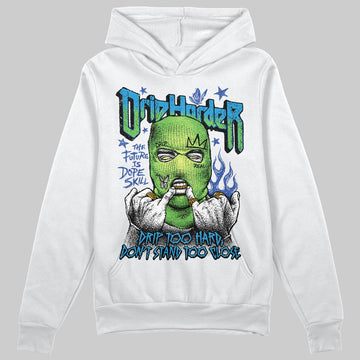 Royal Blue Sneakers DopeSkill Hoodie Sweatshirt Drip Harder Graphic Streetwear - White
