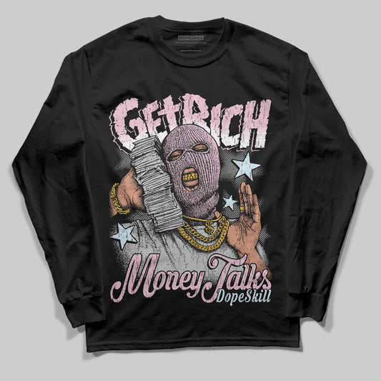 Jordan 5 OG “35th Anniversary” DopeSkill Long Sleeve T-Shirt Get Rich Graphic Streetwear - Black