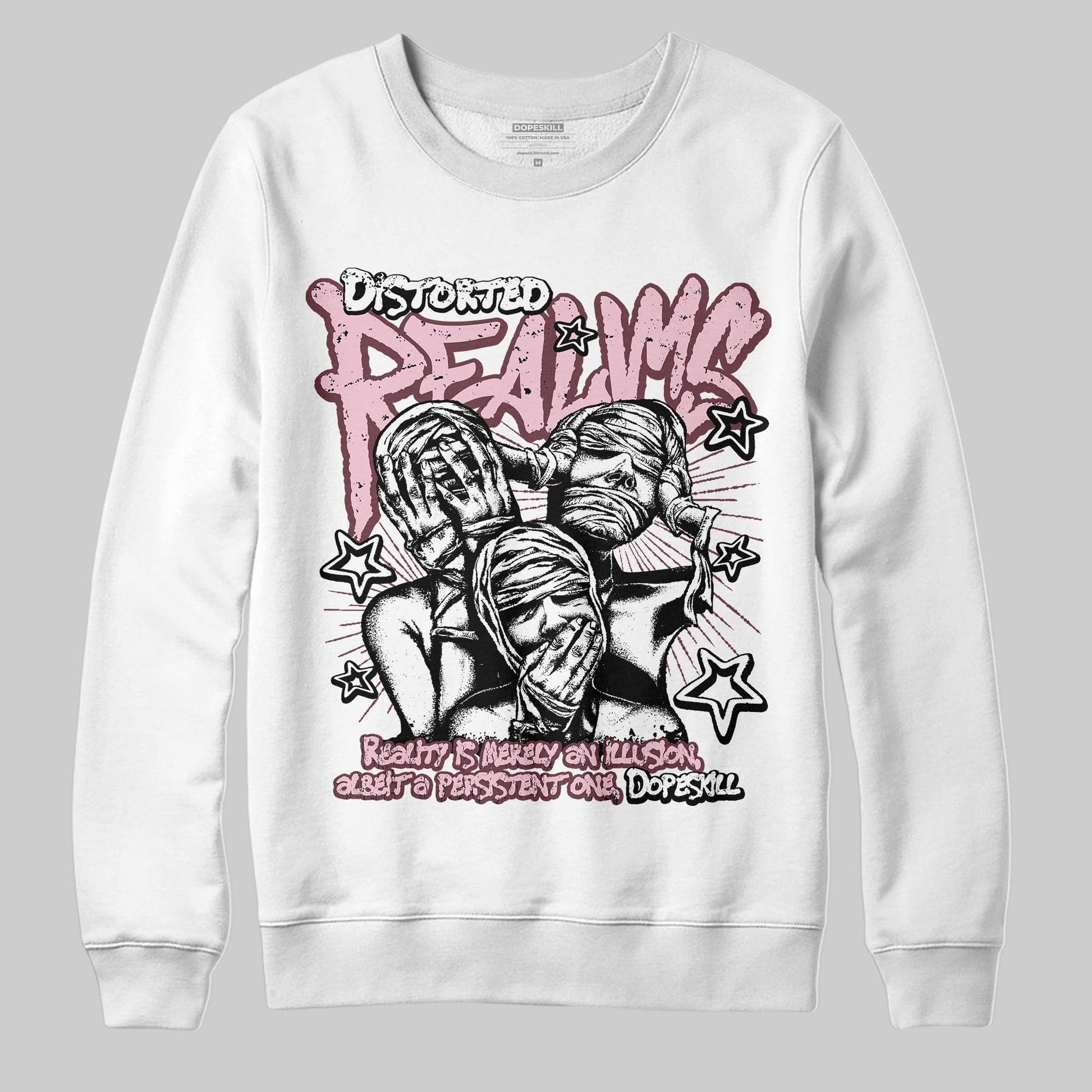 Asics Gel-Cumulus 16 "Port Royal" DopeSkill Sweatshirt Distorted Realms Graphic Streetwear - White 