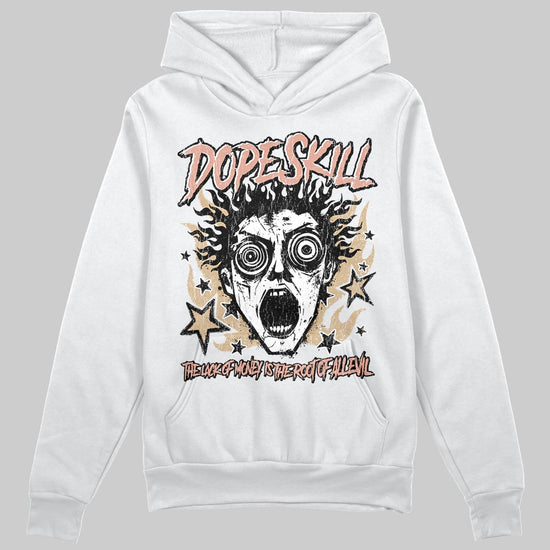TAN Sneakers DopeSkill Hoodie Sweatshirt Root of Evil Graphic Streetwear - White 