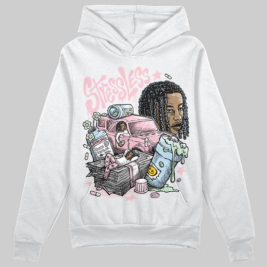Jordan 4 Retro Valentine's Day (2026) (GS) DopeSkill Hoodie Sweatshirt Stressless Graphic Streetwear - White
