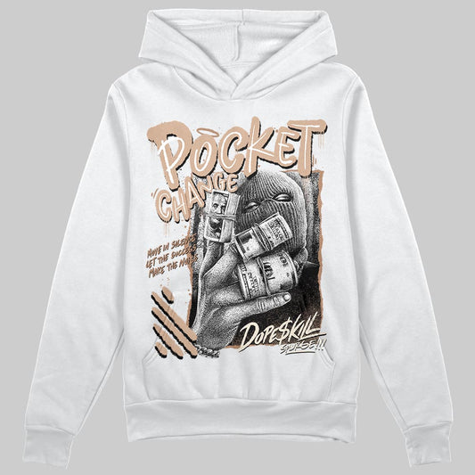 Jordan 4 Retro Cozy Girl DopeSkill Hoodie Sweatshirt Pocket Change Graphic Streetwear - White