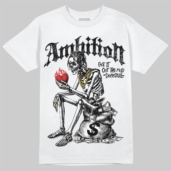 Jordan 6 Bin 23 DopeSkill T-Shirt Ambition Graphic Streetwear - White 
