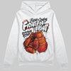Black and White Sneakers DopeSkill Hoodie Sweatshirt Fight For Right Graphic Streetwear - White 