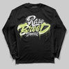 Jordan 4 GS “Light Lemon Twist” DopeSkill Long Sleeve T-Shirt Rare Breed Type Graphic Streetwear - black
