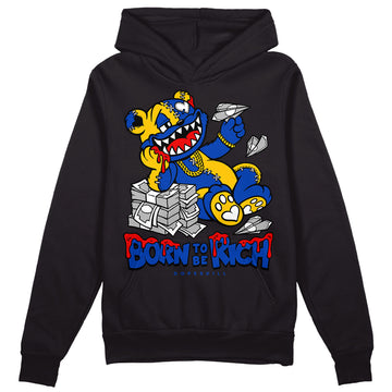 Jordan 14 “Laney” DopeSkill Hoodie Sweatshirt Born To Be Rich Graphic Streetwear - Black