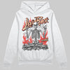 Red Sneakers DopeSkill Hoodie Laid Back Graphic Streetwear - White