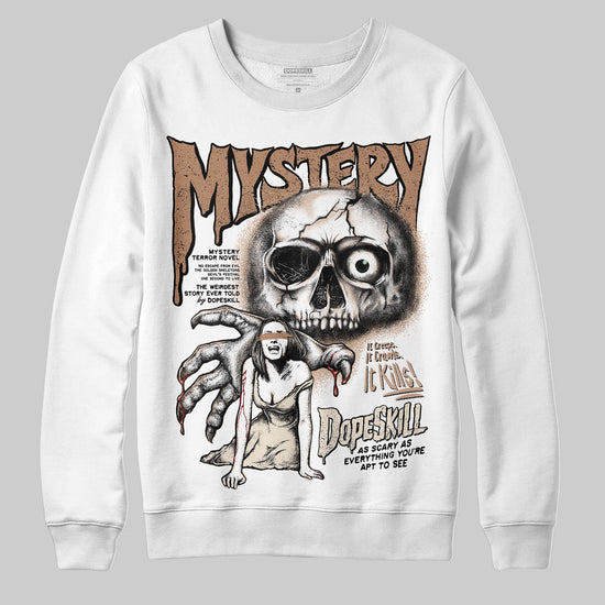 Jordan 4 Retro Cozy Girl DopeSkill Sweatshirt Mystery Ghostly Grasp Graphic Streetwear - White