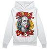 Red Sneakers DopeSkill Hoodie Sweatshirt Money Don't Lie Graphic Streetwear - White 