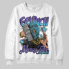 Jordan 8 Retro 'Aqua' 2025 DopeSkill Sweatshirt Get Rich Graphic Streetwear - White