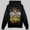 Olive Sneakers DopeSkill Hoodie All Hustle No Luck Graphic Streetwear - Black