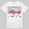 Awake NY x Air Jordan 5 Arctic Pink DopeSkill T-Shirt Better Myself Graphic Streetwear - White 