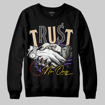 Jordan 17 Retro Low SP Infinite Archives DopeSkill Sweatshirt Trust No One Graphic Streetwear - Black