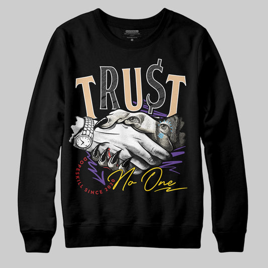 Jordan 17 Retro Low SP Infinite Archives DopeSkill Sweatshirt Trust No One Graphic Streetwear - Black
