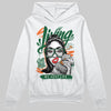 Green Sneakers DopeSkill Hoodie Sweatshirt Living My Best Life Graphic Streetwear - White 