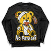 Yellow Sneakers DopeSkill Long Sleeve T-Shirt Hurt Bear Graphic Streetwear - Black