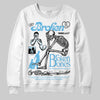 Jordan 11 Retro Legend Blue DopeSkill Sweatshirt Broken Bones Graphic Streetwear - White