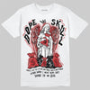 Jordan 12 Retro Flu Game (2025) DopeSkill T-Shirt Angels Graphic Streetwear - White