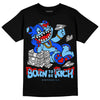 Travis Scott x Jordan 4 Retro 'Cactus Jack' DopeSkill T-Shirt Born To Be Rich Graphic Streetwear - Black